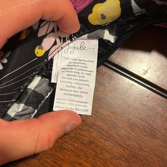 JuJuBe Be 3 Bag Set | Black & Bloom Hobobe - Picture 12 of 12